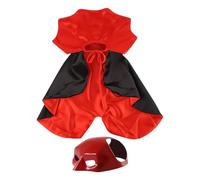 Disfraz de gato de Halloween, capa de diablo para perros y gatos pequeños a medianos, capa transpirable para actividad, fiesta de cumpleaños, juego en interiores, salidas, celebraciones de vacaciones