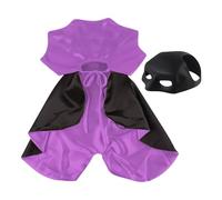 Disfraz de gato de Halloween, capa de diablo para perros y gatos pequeños a medianos, capa transpirable para actividad, fiesta de cumpleaños, juego en interiores, salidas, celebraciones de vacaciones