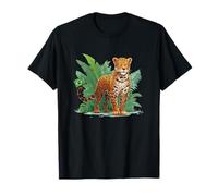 Disfraz de Gato de la Selva brasileña con Gran Jaguar Camiseta