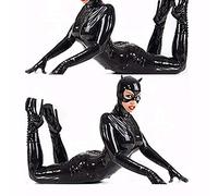 Disfraz de gato para niña siamés de piel barnizada, bolso de mano para pies, uniformes night perforers, disfraz de llamada, disfraces, talla M-XL