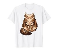 Disfraz de Gato Siberiano de Pelo Largo felino diseño gráfico Camiseta gráfica económica, Hombre, Blanco, M