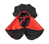 Disfraz de Gato Vampire Cape, 18,9 Pulgadas de poliéster Rojo para Mascotas pequeñas y Medianas, Ideal para de máscaras y cumpleaños, Cachorros de Halloween Cloak Clothes Size As Shown In The
