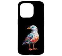Disfraz de gaviota para verano y aves marinas, gaviota de arenque marino Carcasa para iPhone 15 Pro