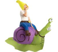 Disfraz de gnomo Ride-a-Snail - Disfraz de Halloween divertido de cobertura completa con ventilador integrado (se adapta a adultos/adolescentes)