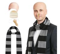 Disfraz De Gorro Calvo Para Adultos Accesorio Clásico Suave Látex Disfraz