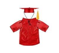 Disfraz de graduación para perro, lavable, 25/20/5 centímetros, adorable vestido camisero con , ropa reutilizable para razas pequeñas, celebración de cachorros y gatitos