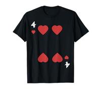 Disfraz de Grupo de Halloween de Four of Hearts Camiseta