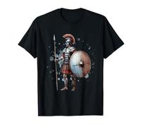 Disfraz de guerrero Mighty Roman Centurion Spear Shield Camiseta