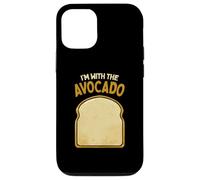 Disfraz de Halloween a juego con texto en inglés "I'm with the Avocado Toast" Carcasa para iPhone 12/12 Pro