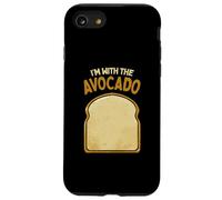 Disfraz de Halloween a juego con texto en inglés "I'm with the Avocado Toast" Carcasa para iPhone SE (2020) / 7 / 8