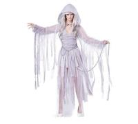 Disfraz De Halloween Adulto Fantasma Belleza Espeluznante California 01327