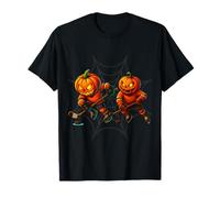 Disfraz de Halloween con Cara de Calabaza de Hockey sobre Hielo para niños Camiseta