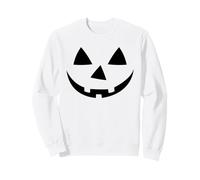Disfraz de Halloween con Cara de Calabaza Negra de Jack-O-Lantern Sudadera