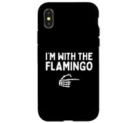 Disfraz de Halloween con el Flamenco a Juego para Parejas Carcasa para iPhone X/XS