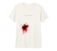 Disfraz de Halloween con Herida de Carne Camiseta Premium