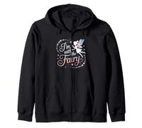 Disfraz de Halloween con Texto en inglés I'm with The Fairy Halloween Parejas Sudadera con Capucha