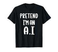 Disfraz de Halloween de inteligencia artificial con IA Camiseta