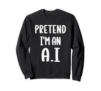 Disfraz de Halloween de inteligencia artificial con IA Sudadera