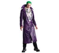 Disfraz De Halloween De Joker De Suicide Squad Para Hombre, Chaqueta Y Camisa