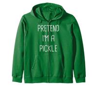Disfraz de Halloween de Pretend I'm A Pickle Lazy Easy Sudadera con Capucha