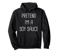 Disfraz de Halloween de Pretend I'm Soy Sauce Lazy Easy Sudadera con Capucha