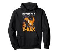 Disfraz de Halloween de último Minuto de T-Rex Lazy Sudadera con Capucha