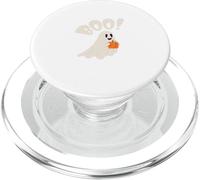 Disfraz de Halloween del Día de los Muertos Boo Scary Pumpkin Ghost PopSockets PopGrip para MagSafe