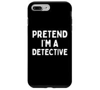Disfraz de Halloween Divertido de fingir Que Soy un Detective Carcasa para iPhone 7 Plus/8 Plus