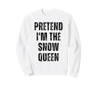 Disfraz de Halloween Divertido y fácil de Hacer tú Mismo con la Reina de Las Sudadera