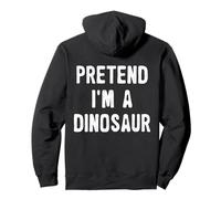 Disfraz de Halloween Divertido y fácil de Imaginar Que Soy un Dinosaurio Sudadera con Capucha