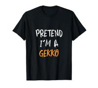 Disfraz de Halloween Divertido y Perezoso de fingir Que Soy un Gekko Camiseta