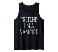 Disfraz de Halloween Divertido y Perezoso de fingir Que Soy Vampiro Camiseta sin Mangas
