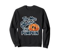 Disfraz de Halloween Embarazada del Hombre detrás de la Calabaza Sudadera