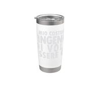 Disfraz de Halloween: Fingendo di Voler Essere Qui - Italiano Vaso térmico de acero inoxidable de doble pared