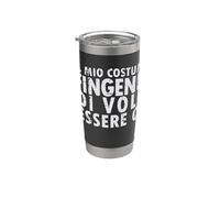 Disfraz de Halloween: Fingendo di Voler Essere Qui - Italiano Vaso térmico de acero inoxidable de doble pared