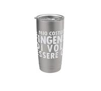 Disfraz de Halloween: Fingendo di Voler Essere Qui - Italiano Vaso térmico de acero inoxidable de doble pared