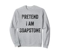 Disfraz de Halloween fingir Que Soy Amante de la Piedra de la Roca de esteatita Sudadera