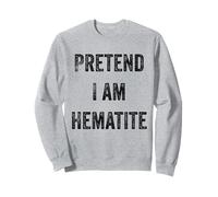 Disfraz de Halloween fingir Que Soy Amante de la Piedra Mineral de hematita Sudadera