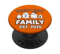 Disfraz de Halloween Miedo Noche Familia 2025 Halloween PopSockets PopGrip Adhesivo