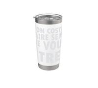 Disfraz de Halloween Mon Est Faire Semblant - Francés Vaso térmico de acero inoxidable de doble pared