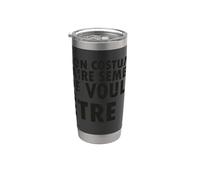 Disfraz de Halloween Mon Est Faire Semblant - Francés Vaso térmico de acero inoxidable de doble pared