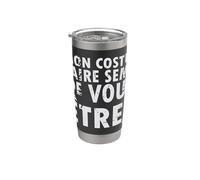 Disfraz de Halloween Mon Est Faire Semblant - Francés Vaso térmico de acero inoxidable de doble pared