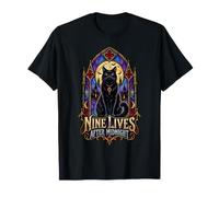 Disfraz de Halloween Nine Lives After Midnight con diseño gráfico Camiseta