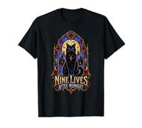 Disfraz de Halloween Nine Lives After Midnight con diseño gráfico Camiseta gráfica económica