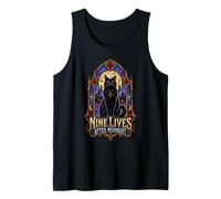 Disfraz de Halloween Nine Lives After Midnight con diseño gráfico Camiseta sin Mangas