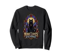 Disfraz de Halloween Nine Lives After Midnight con diseño gráfico Sudadera
