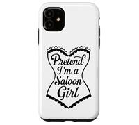 Disfraz de Halloween occidental que finge que soy una chica de salón divertido Carcasa para iPhone 11