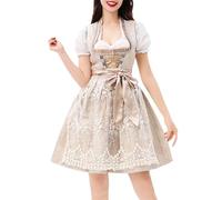 Disfraz de Halloween Oktoberfest Múnich Bavarie Espectáculo de camarera de tres piezas disfraz de Halloween