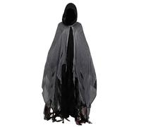 Disfraz de Halloween para adultos Espíritu Espeluznante - Espeluznante Fantasma Vestir Casa, Abrigo Largo Respirable | Disfraz con capucha para mujer, traje de espíritu espeluznante, atuendo de
