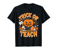 Disfraz de Halloween para Aprender o Truco o enseñar a la Lectura de Calabaza Camiseta